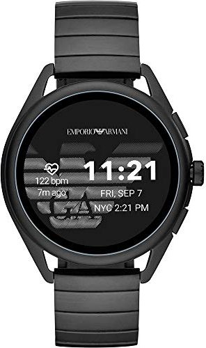 Emporio Armani Connected Smartwatch 3 mit Gliederarmband schwarz