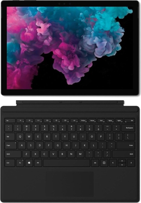 Microsoft Surface Pro 6 Platin, Core m3-7Y30, 4GB RAM, 128GB SSD + Surface Pro Type Cover schwarz