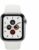 Apple Watch Series 5 (GPS + Cellular) 40mm Edelstahl silber mit Sportarmband weiß (MWX42FD)
