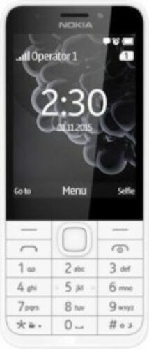 Nokia 230 Dual-SIM weiß/silber