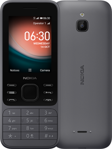 Nokia 6300 4G Dual-SIM light charcoal