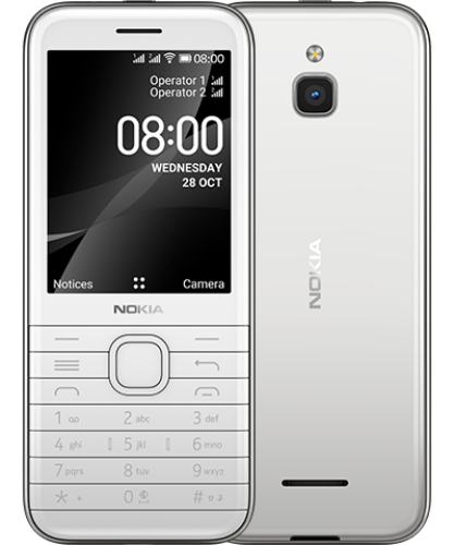 Nokia 8000 4G Dual-SIM onyx black